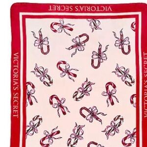 Victoria's Secret Candy Cane Blanket